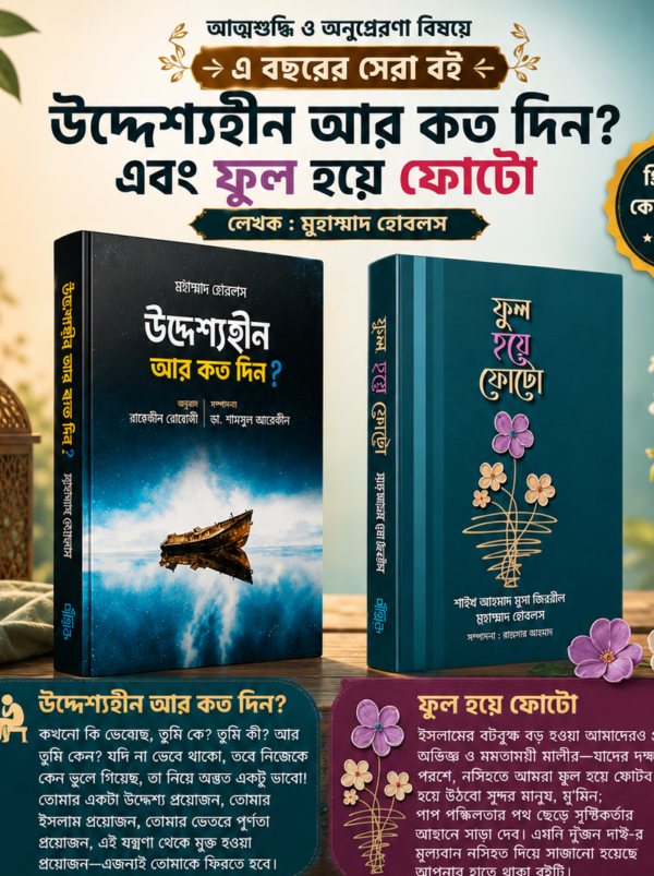 ChatGPT Image May 17, 2026, 10_36_03 PM উদ্দেশ্যহীন আর কত দিন + ফুল হয়ে ফোটো (Combo)
